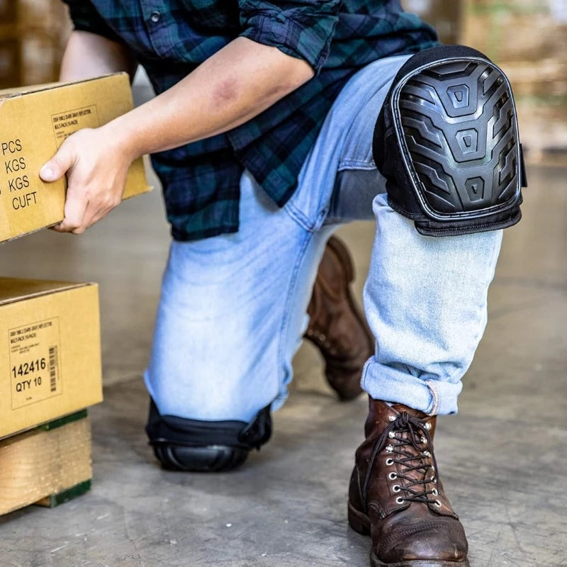 Heavy-Duty Foam Knee Pads for Construction & Flooring