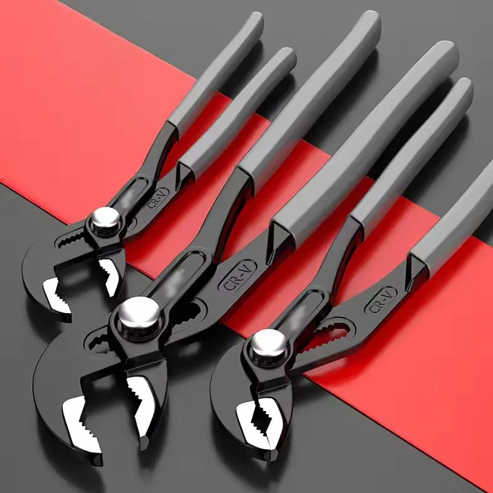 1pc Water Pump Pliers, Plumbing Pipe Wrench Adjustable Water Pipe Clamp Pliers, DIY Multi-Function Work Hand Tool