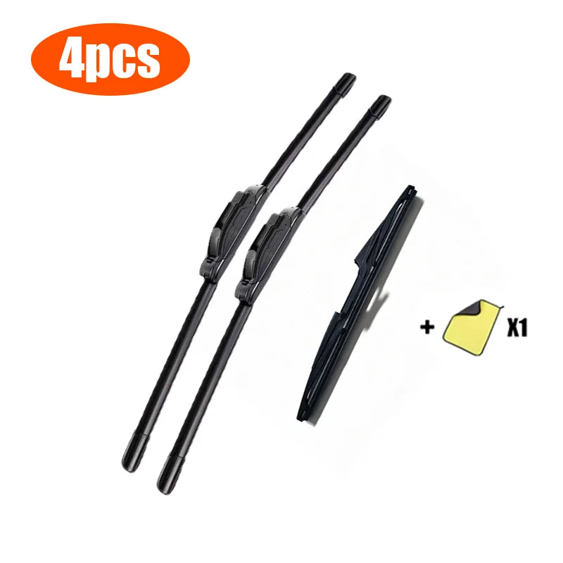 Front Rear Wiper Blades 26 16 12 Inch Compatible with Hyundai Santa Fe TM 2018-2023