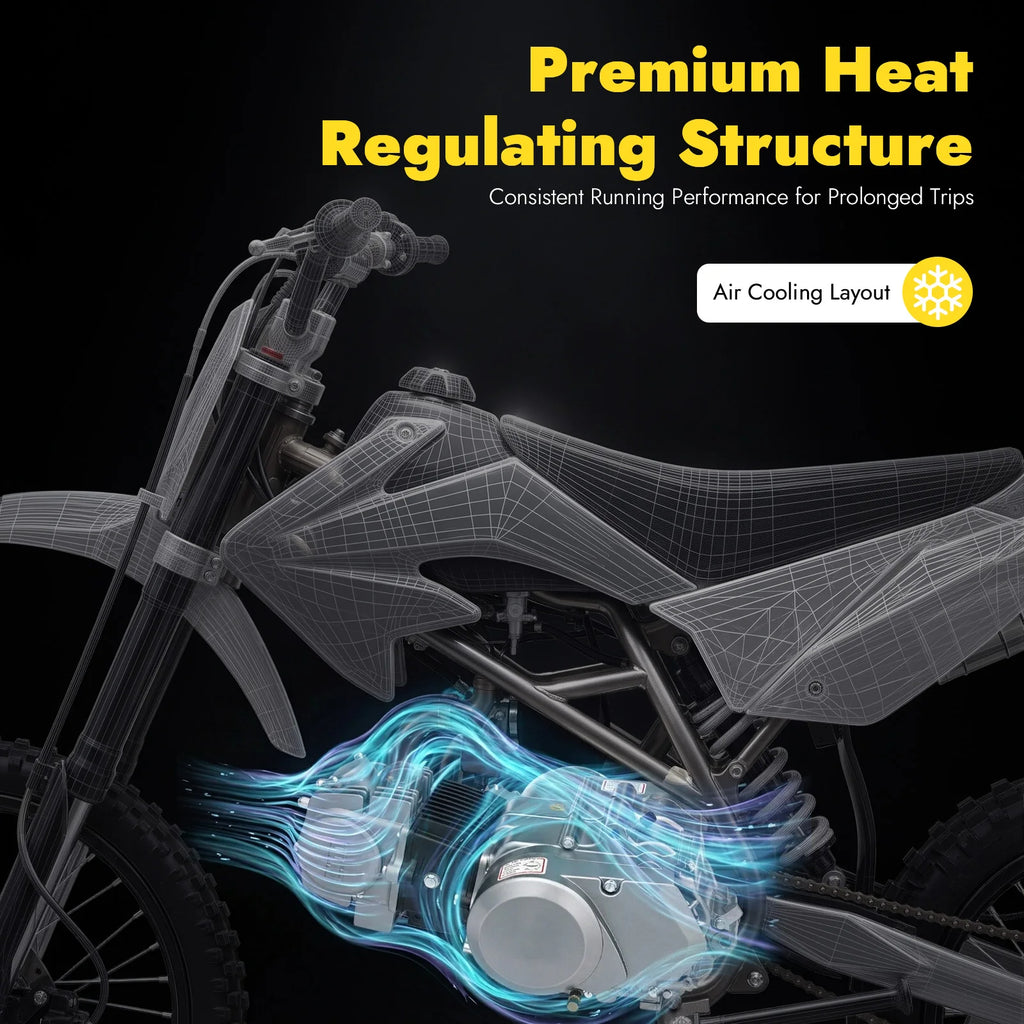 125cc 4-Stroke Engine for Honda CRF50 CRF70 XR50 Dirt Bikes