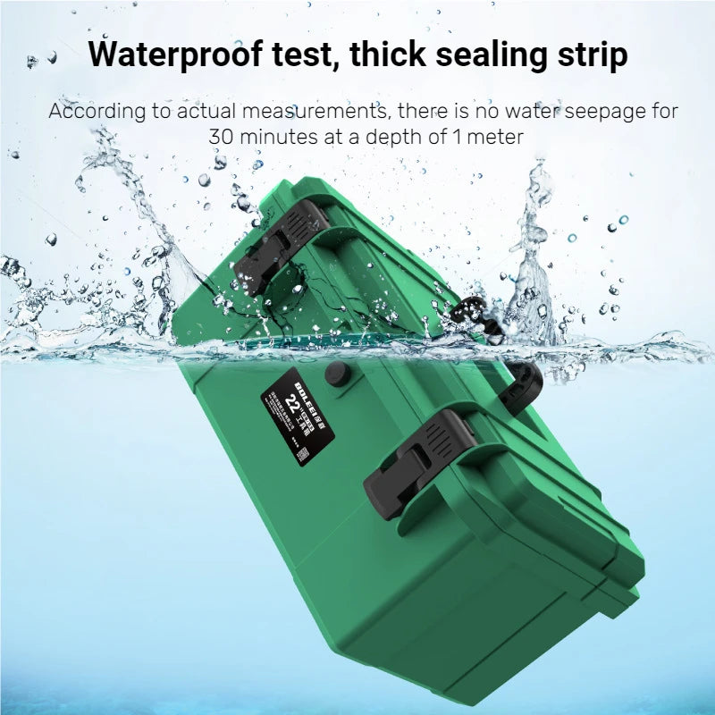Portable Plastic Tool Box Waterproof Professional Multifunctional Electrician Storage Protective Shockproof Suitcase Tool Box