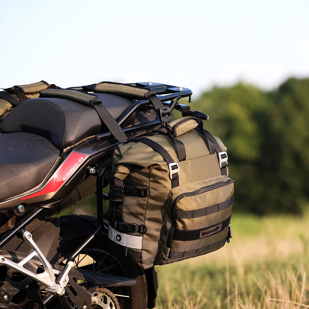 Rhinowalk 20-30L Motorcycle Saddlebag with Waterproof Liner - image 3