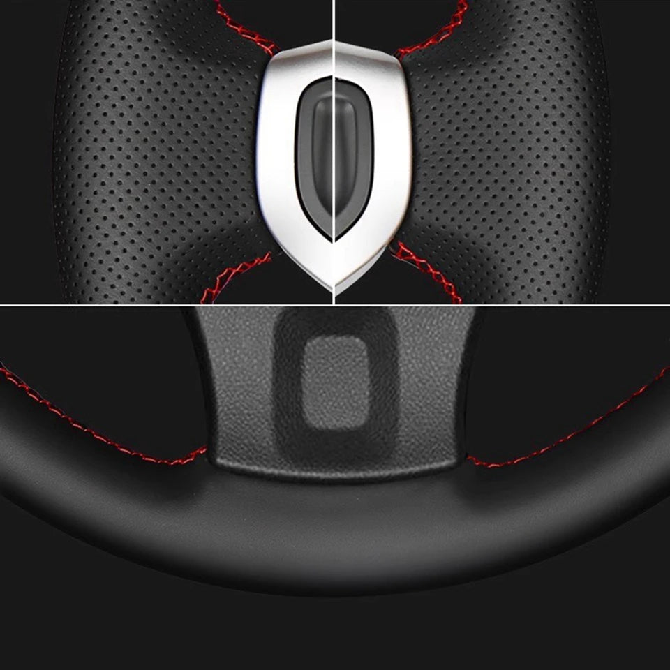 Microfiber Leather Steering Wheel Cover for Chevy Cruze, Aveo, Orlando - image 8