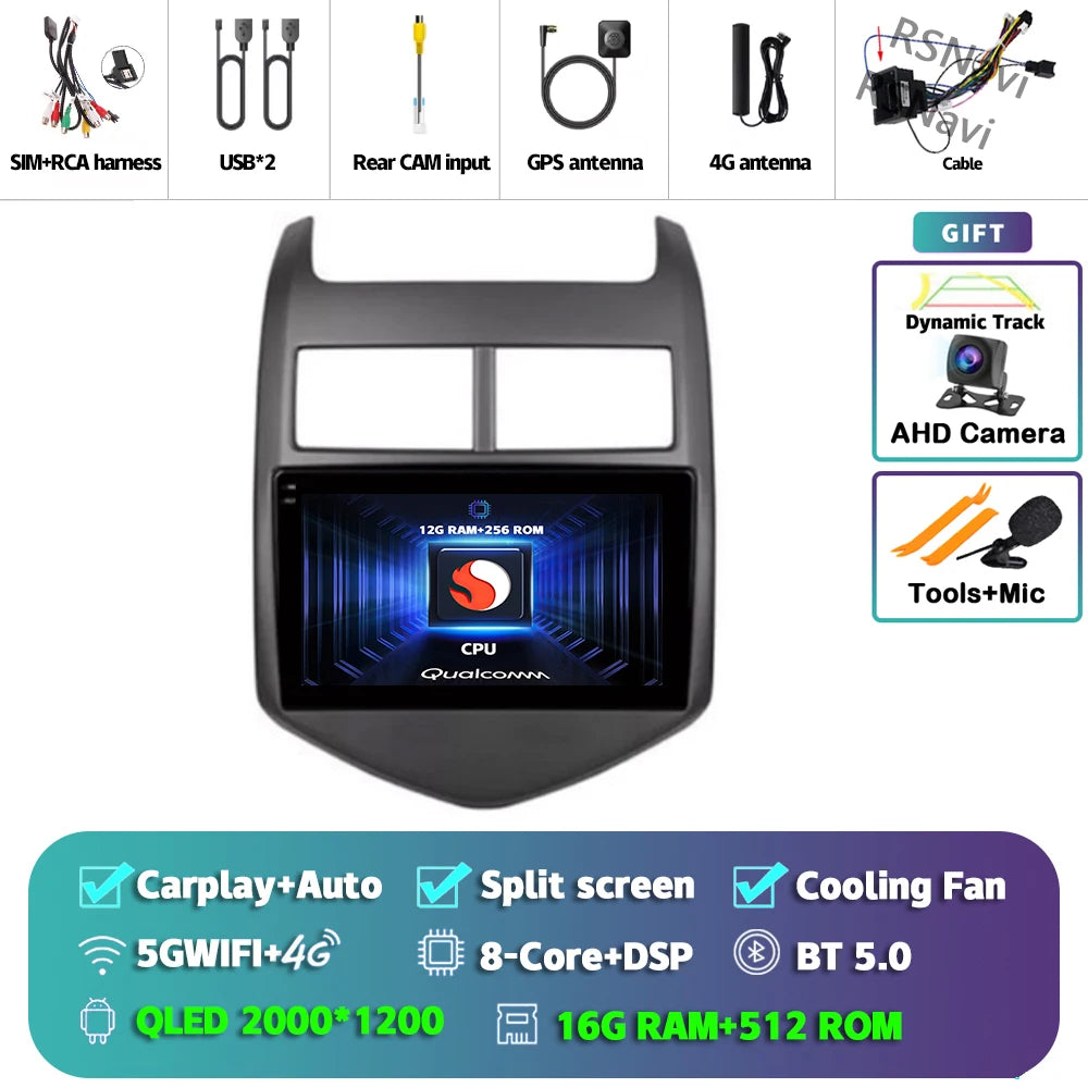 9-Inch CarPlay & Android Auto Radio for Chevy Aveo/Sonic (2011-2015) - image 54