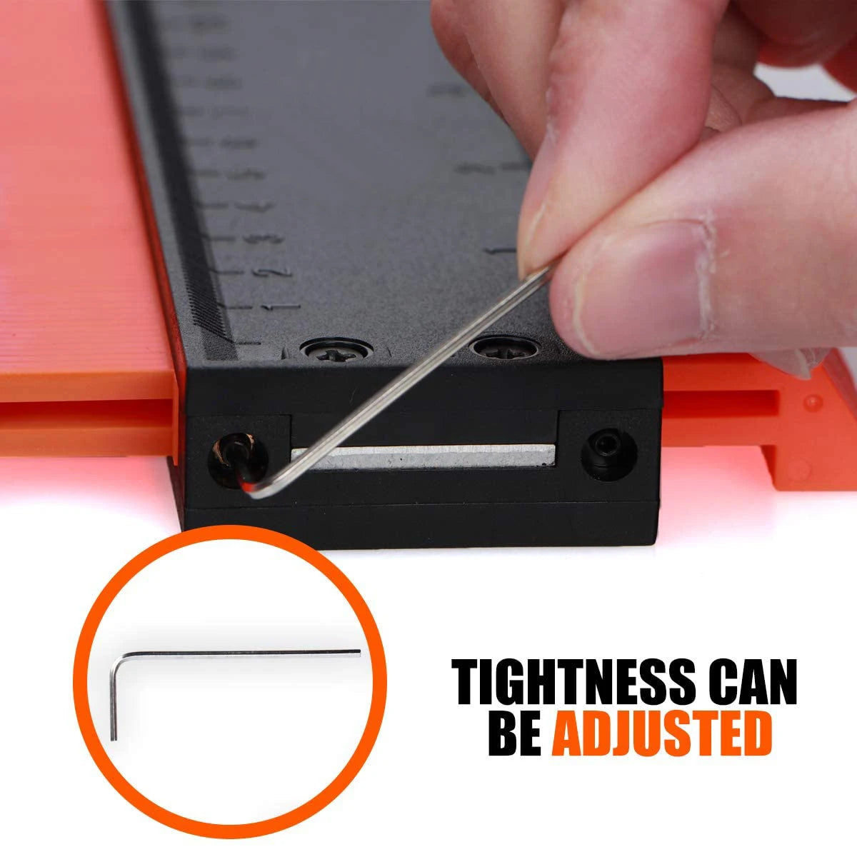 Contour Gauge Duplicator Measure Ruler Woodworking Tile Laminate Tool - image 17