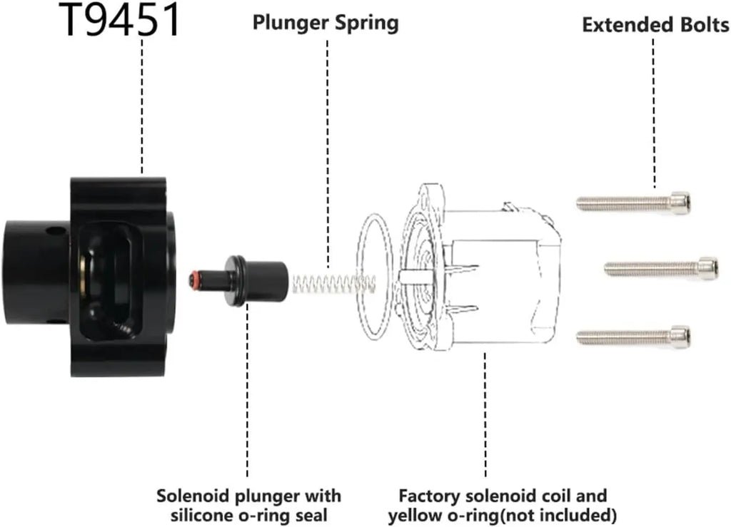 Aluminium Blow Off Valve Adapter for 2.0T TFSI Golf GTI and Jetta - view 8