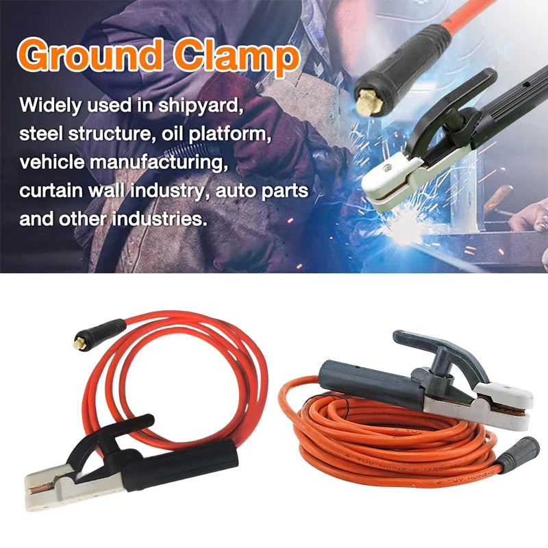 3-10M 300A Heavy-Duty Welding Cable – Extension Cord for Electrode Holders & Power Tools, Oil-Resistant & Durable