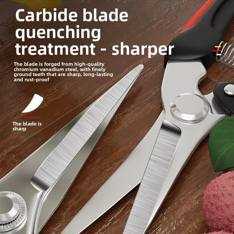Garden Pruning Shears, Fruit Picking Scissors, Professional Branch Cutter for Grape, Citrus & Fruit Tree Trimming