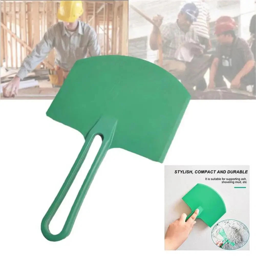 Curved bucket scoop scraper, putty knife for drywall, spackle and plaster