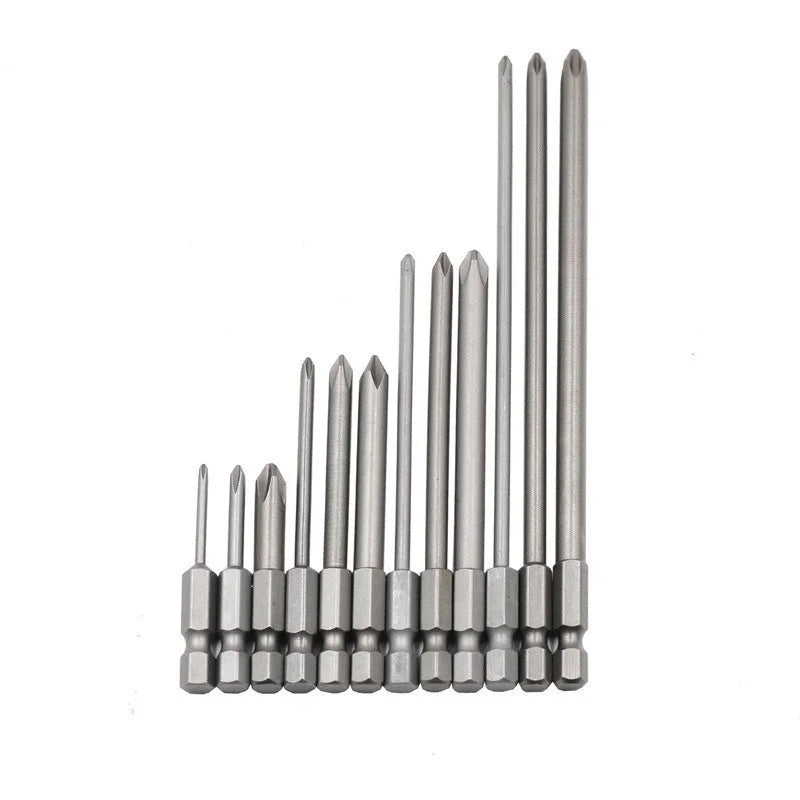 Screwdriver Set Strong Magnetic Batch Head Steel Slotted Phillips Screw Driver Bits Car Repair Utility Electric Tool Accessories