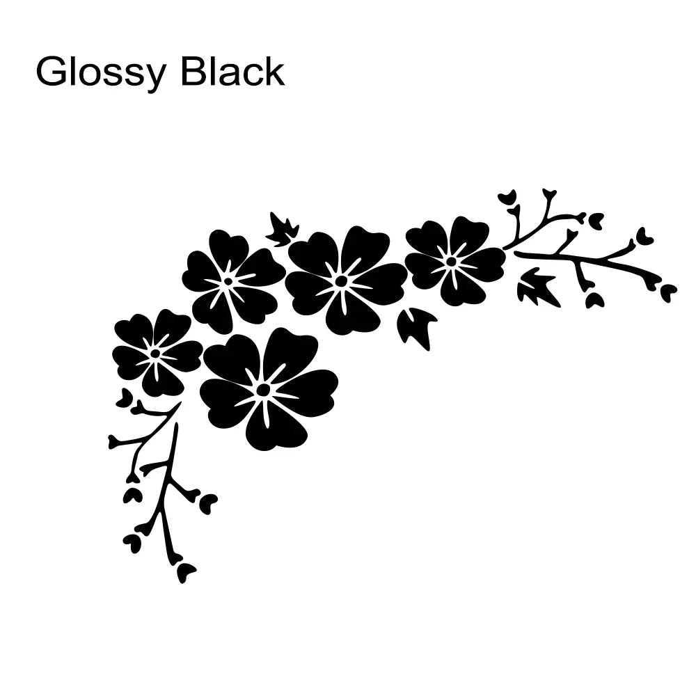 Blossom Flower Vinyl Car Decal for Body, Door and Window - view 19