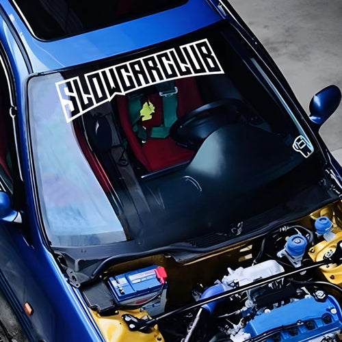 "Slow Car Club" JDM Vinyl Decal for Cars and Trucks