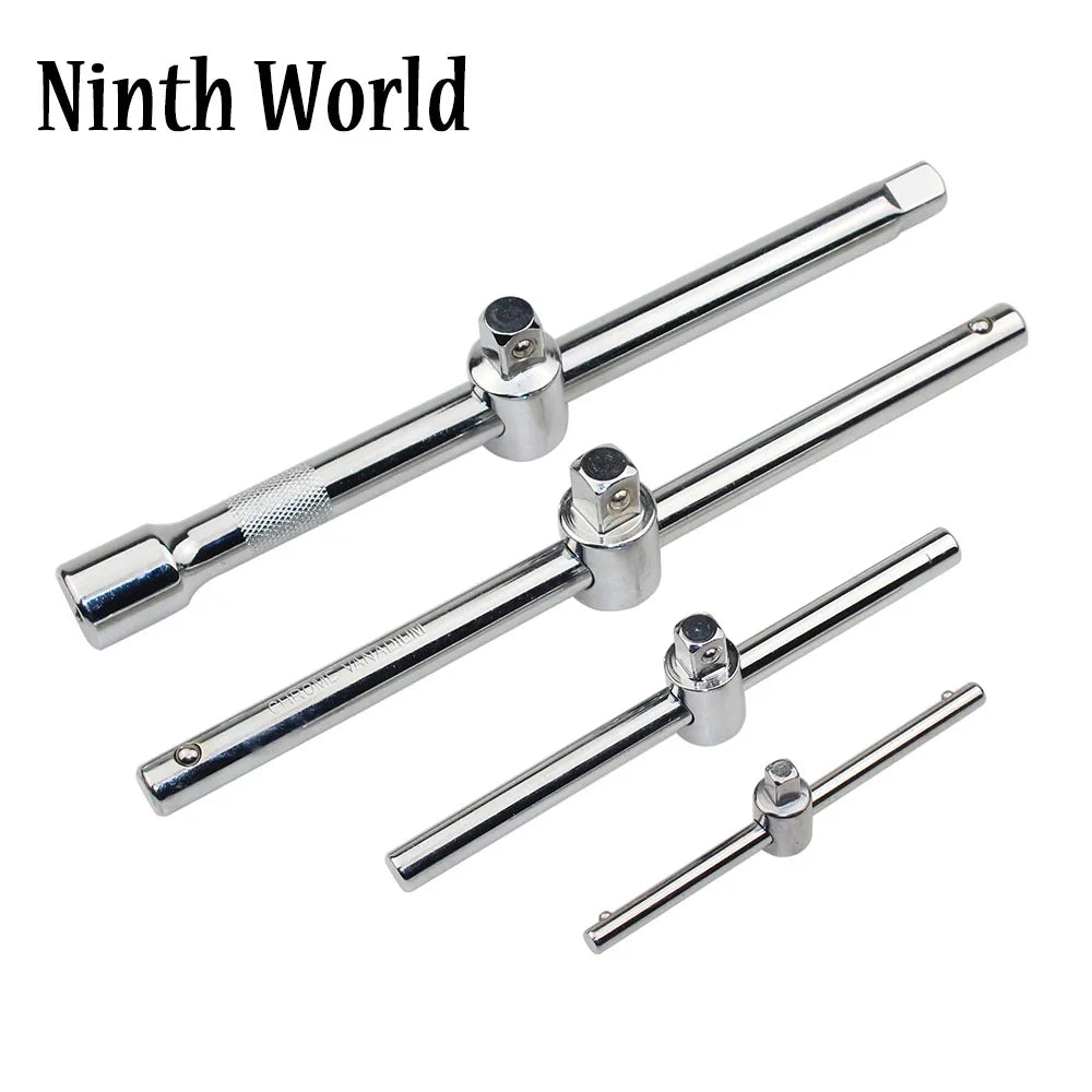 T-Handle Sliding Breaker Bar 115-250mm, 1/4", 3/8", 1/2" Drive