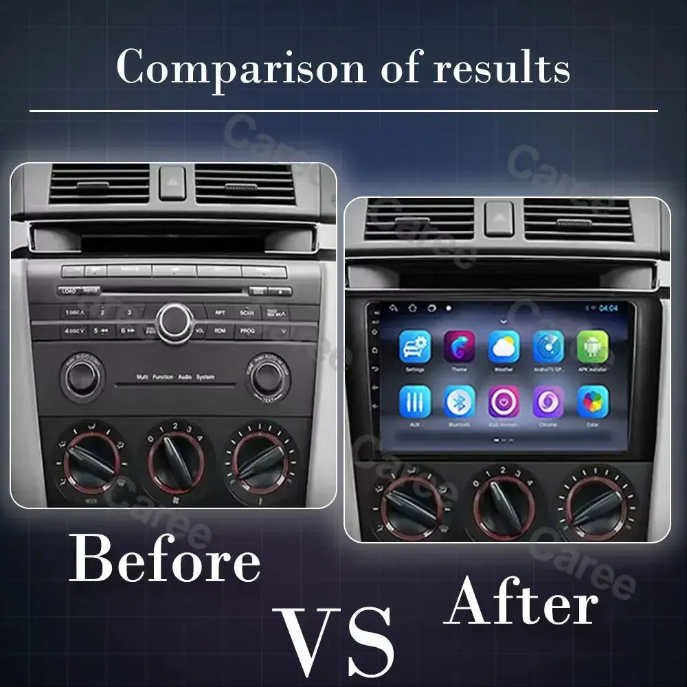 Mazda 3 2004-2009 Wireless CarPlay 9-Inch Multimedia Player - image 2