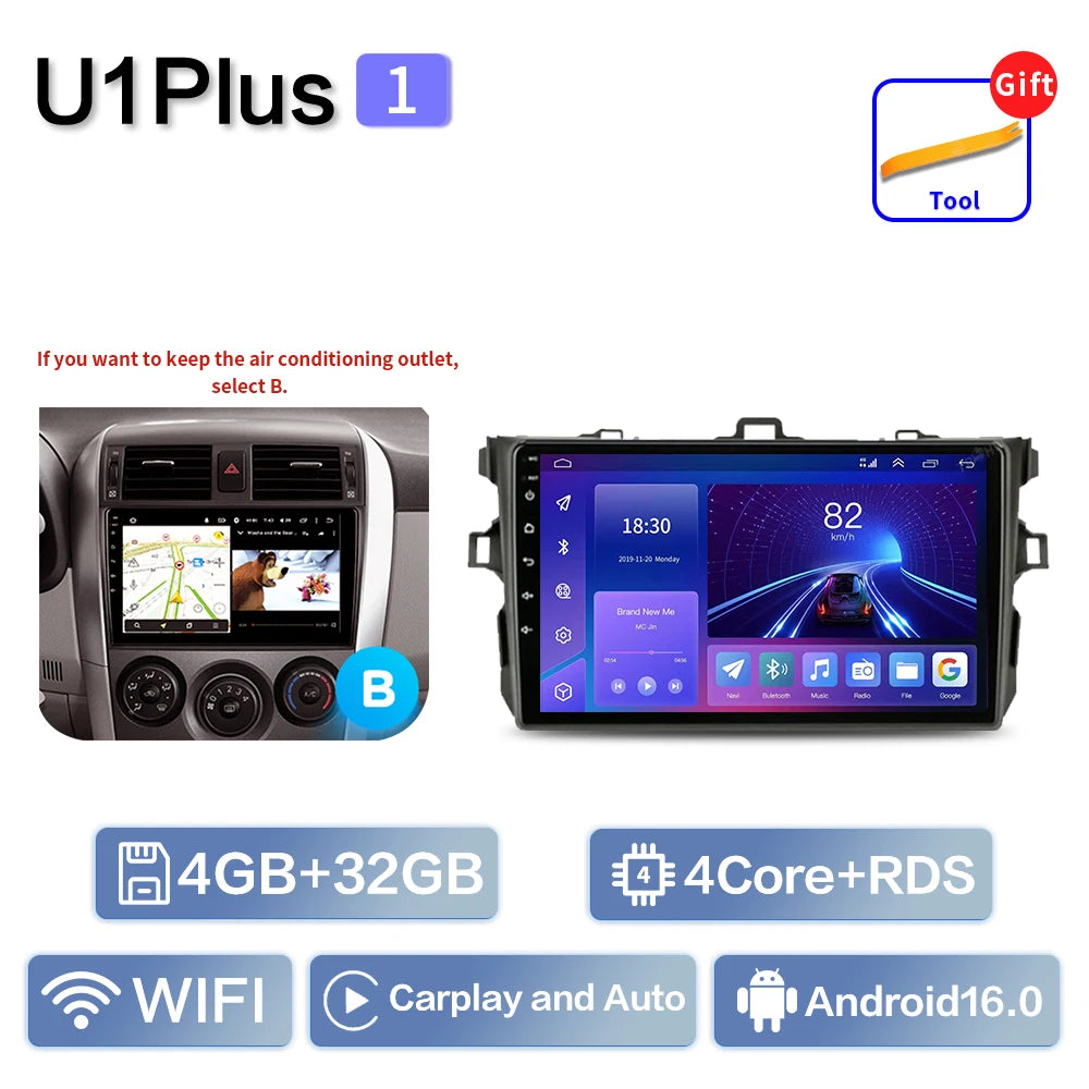 9" Car Stereo for Toyota Corolla 2006-2013 | CarPlay & Android Auto - image 9