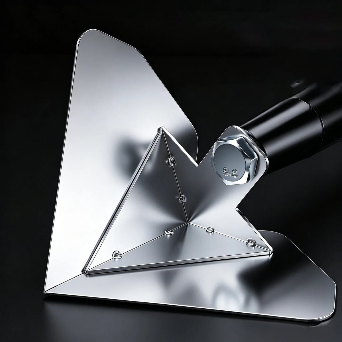 Stainless steel corner trowel 90 degree, internal and external angle finishing tool