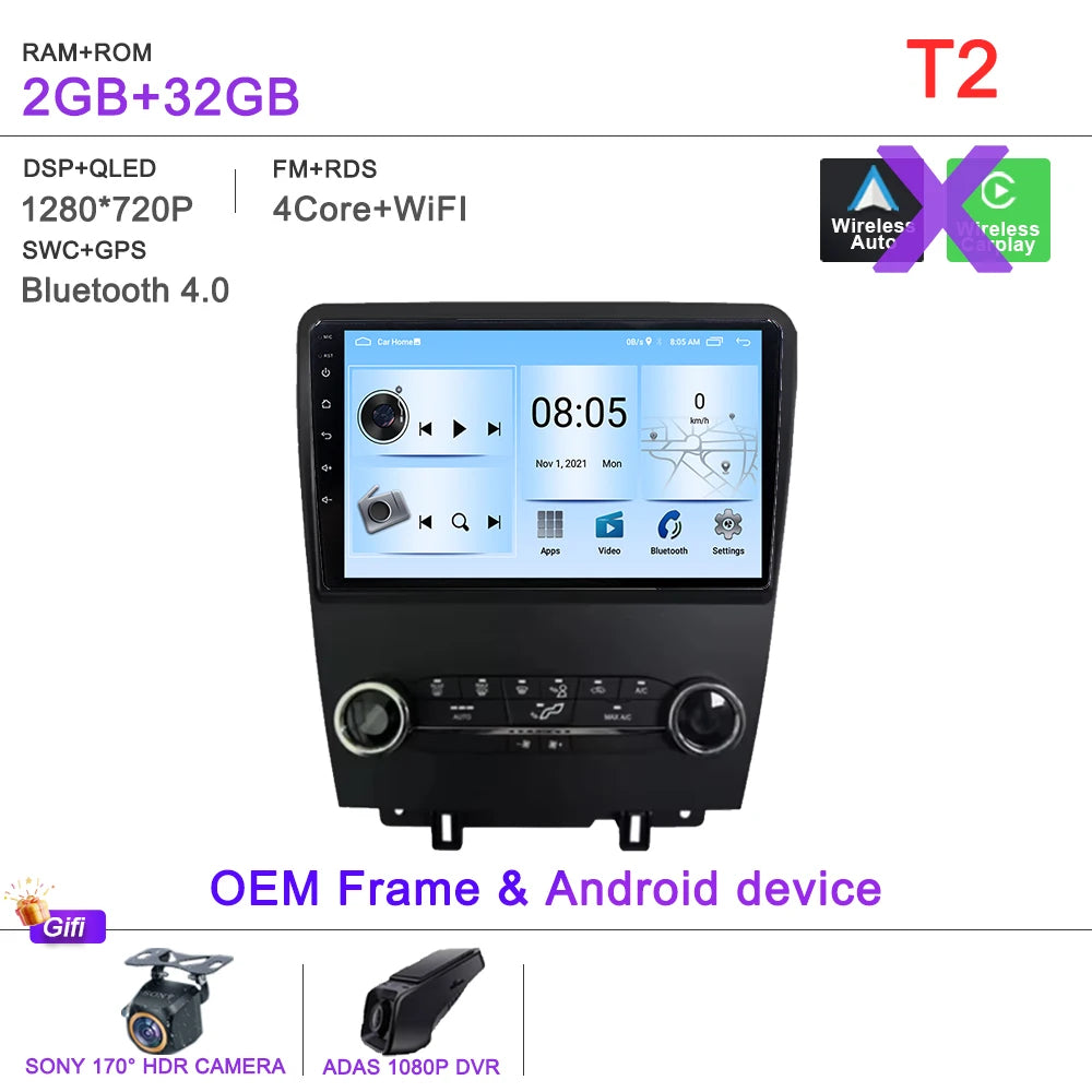 Ford Mustang 10-Inch Android CarPlay GPS Player (2010-2014) - image 19