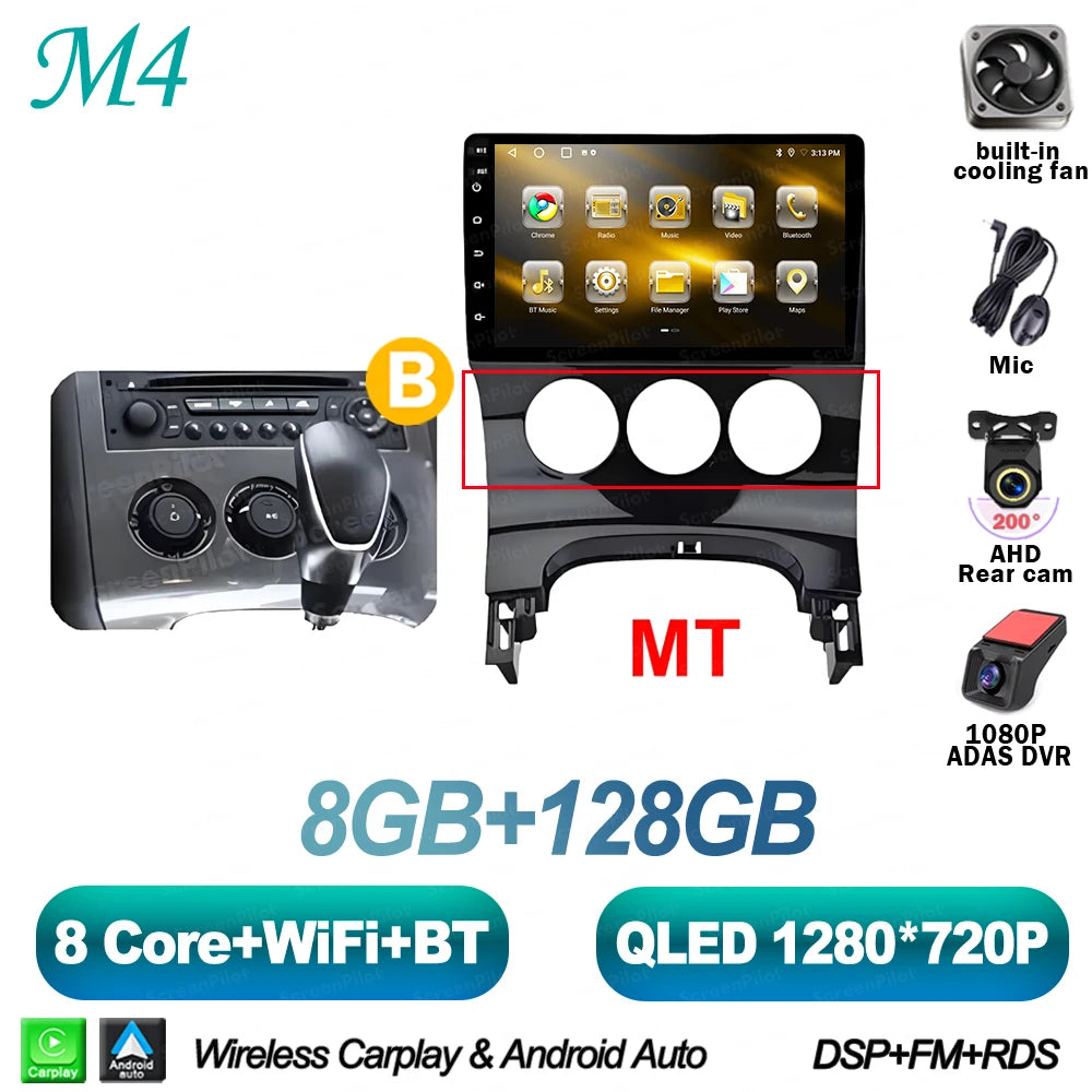 Peugeot 3008/5008 9" Android CarPlay Multimedia Player - image 15