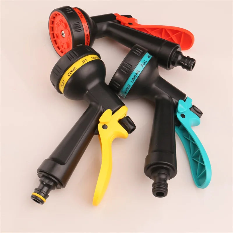 Garden Hose Nozzle 10 Function Car Wash High Pressure Water Spray Lawn Irrigation Spray Head, Vehicle Cleaning Tool Adjustable