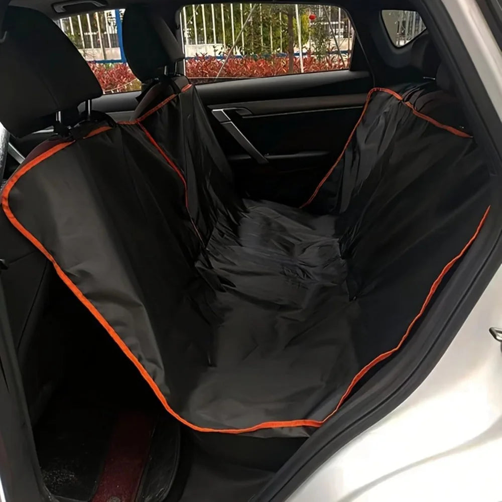Dog Car Seat Cover for Back Seat, Duty Waterproof & Scratch-Resistant Dog Hammock for Car, Back Seat Pet Cover for Dogs