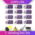 Sanding Discs 1 Inch 120 PCS Wet/Dry Sandpaper Hook and Loop 60-10000 Grits Polishing Pad, Compatible with Rotary Tools