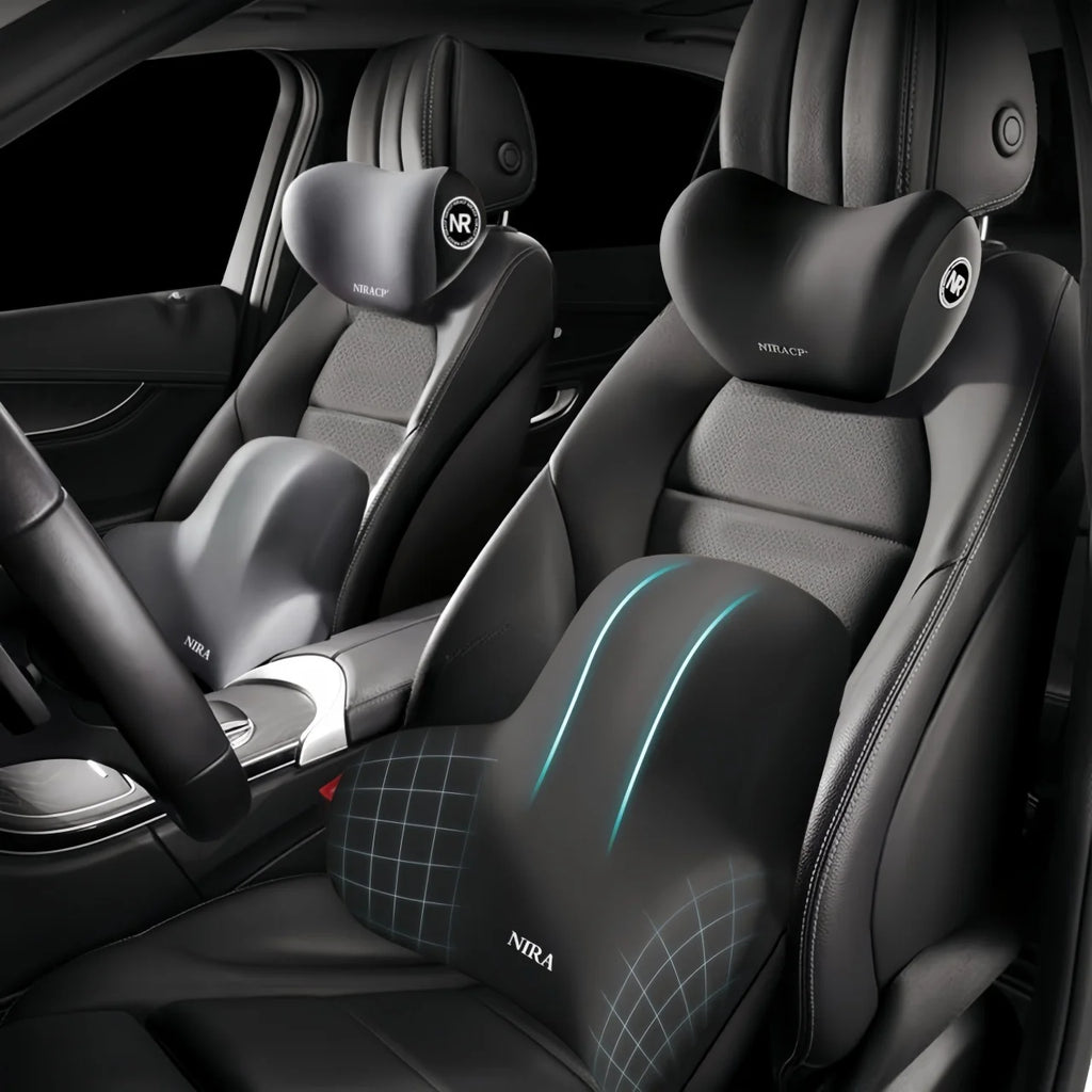 Ergonomic Memory Foam Car Lumbar Support Pillow