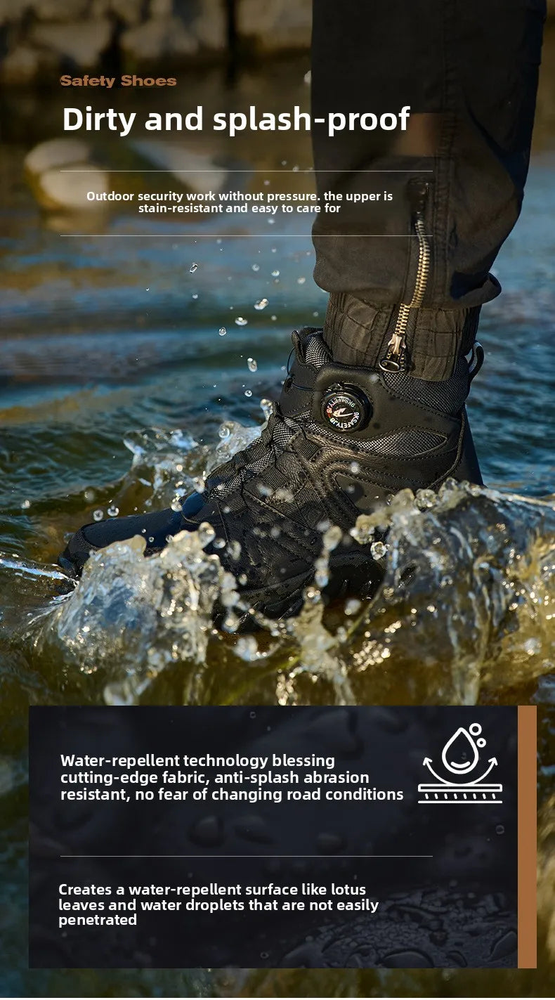 Steel Toe Safety Boots, Smash-Proof & Puncture-Resistant - image 19