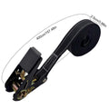 Ratchet Straps Tie Down Heavy Duty Adjustable Car Tie Down Reinforced Adjustable Axle Straps 1760lb Max Break Strength