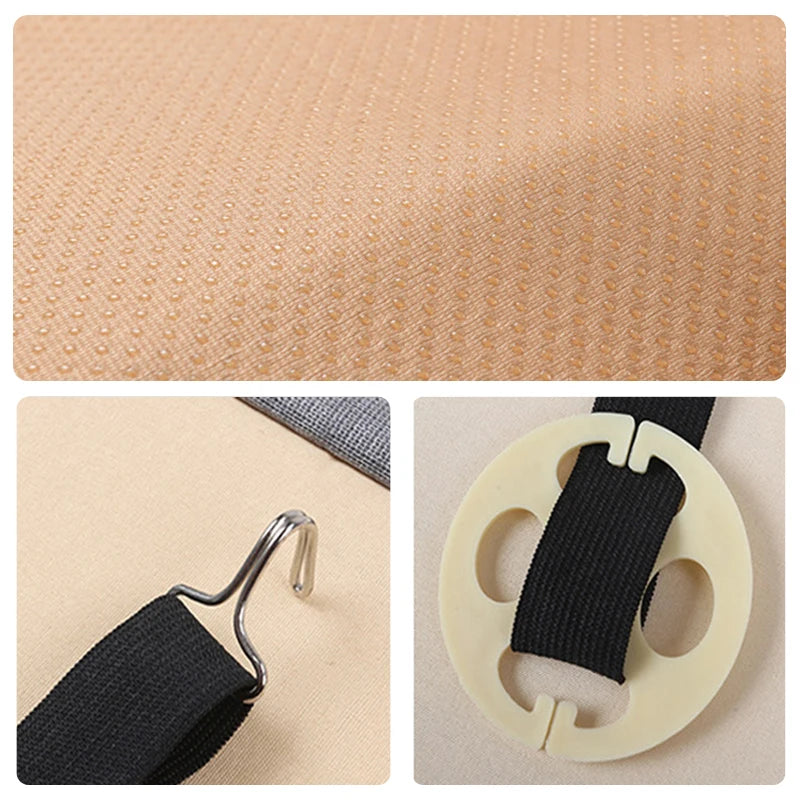 PU Leather Front Seat Cover with Anti-Slip Backing