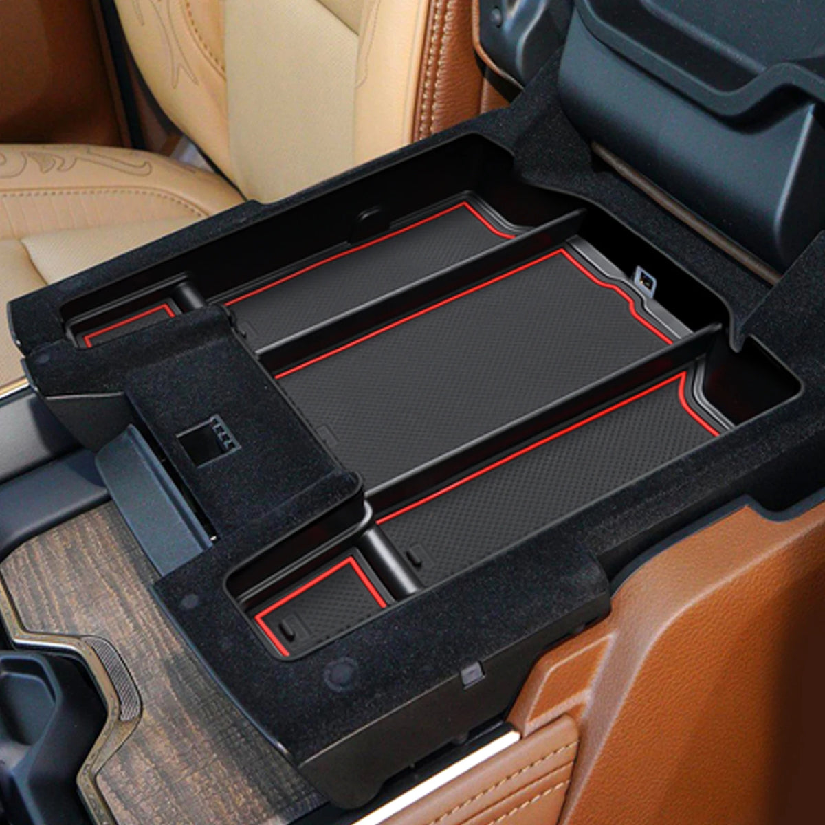 Dodge Ram 2019-2026 Center Console Armrest Storage Box Organizer - image 10