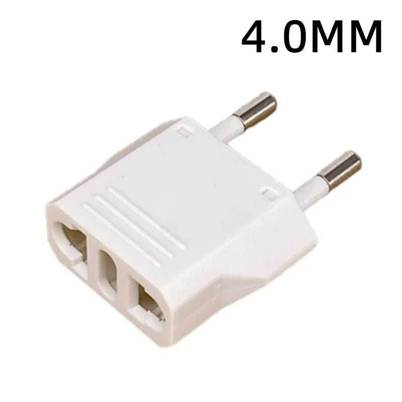 1-50pcs EU Euro KR Plug Adapter US to EU Plug Adapter Travel KR EU Adapter Electric EU KR Plug Converter Power Sockets AC Outlet