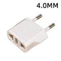 1-50pcs EU Euro KR Plug Adapter US to EU Plug Adapter Travel KR EU Adapter Electric EU KR Plug Converter Power Sockets AC Outlet