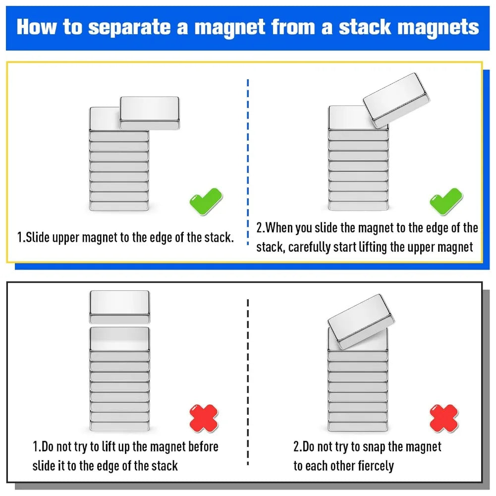 5-50 Pcs Super Powerful Block Magnet Neodymium Magnets NdfeB N35 Strong Magnet Permanent Magnetic imanes Refrigerator Magnet