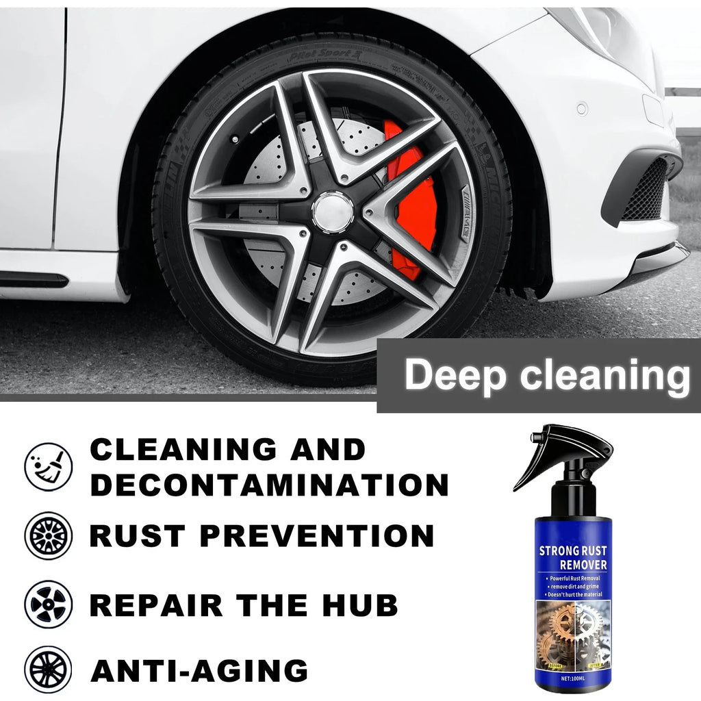 Multifunctional car rust remover used for removing rust providing surface protection on car brake pads iron metal surface 1/3PCS