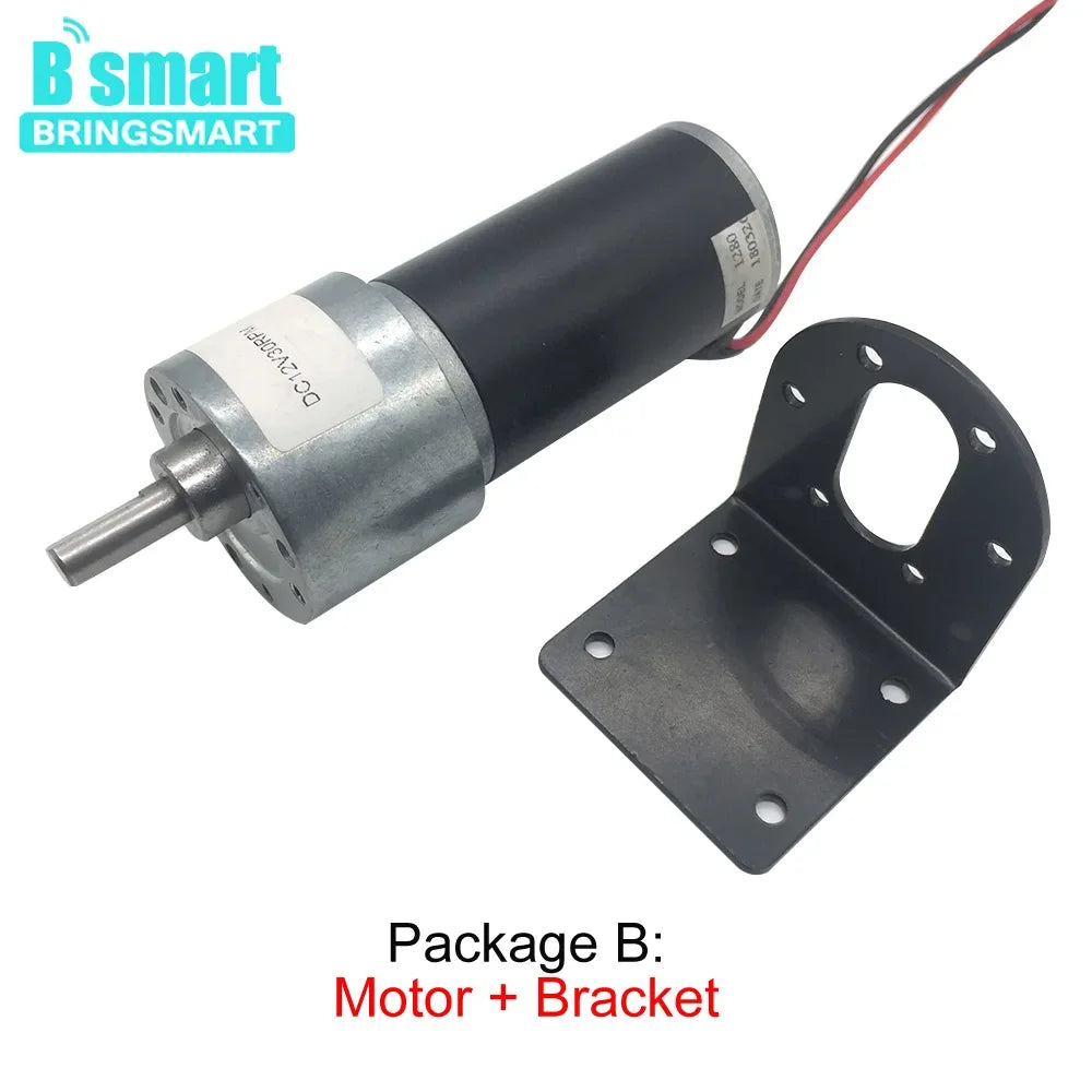 12V/24V DC Gear Motor, High Torque Reversible Reduction Motor