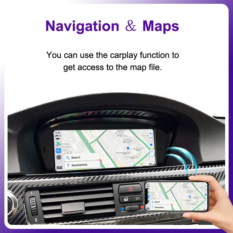 8.8" Wireless CarPlay & Android Auto Display for BMW Models - image 6