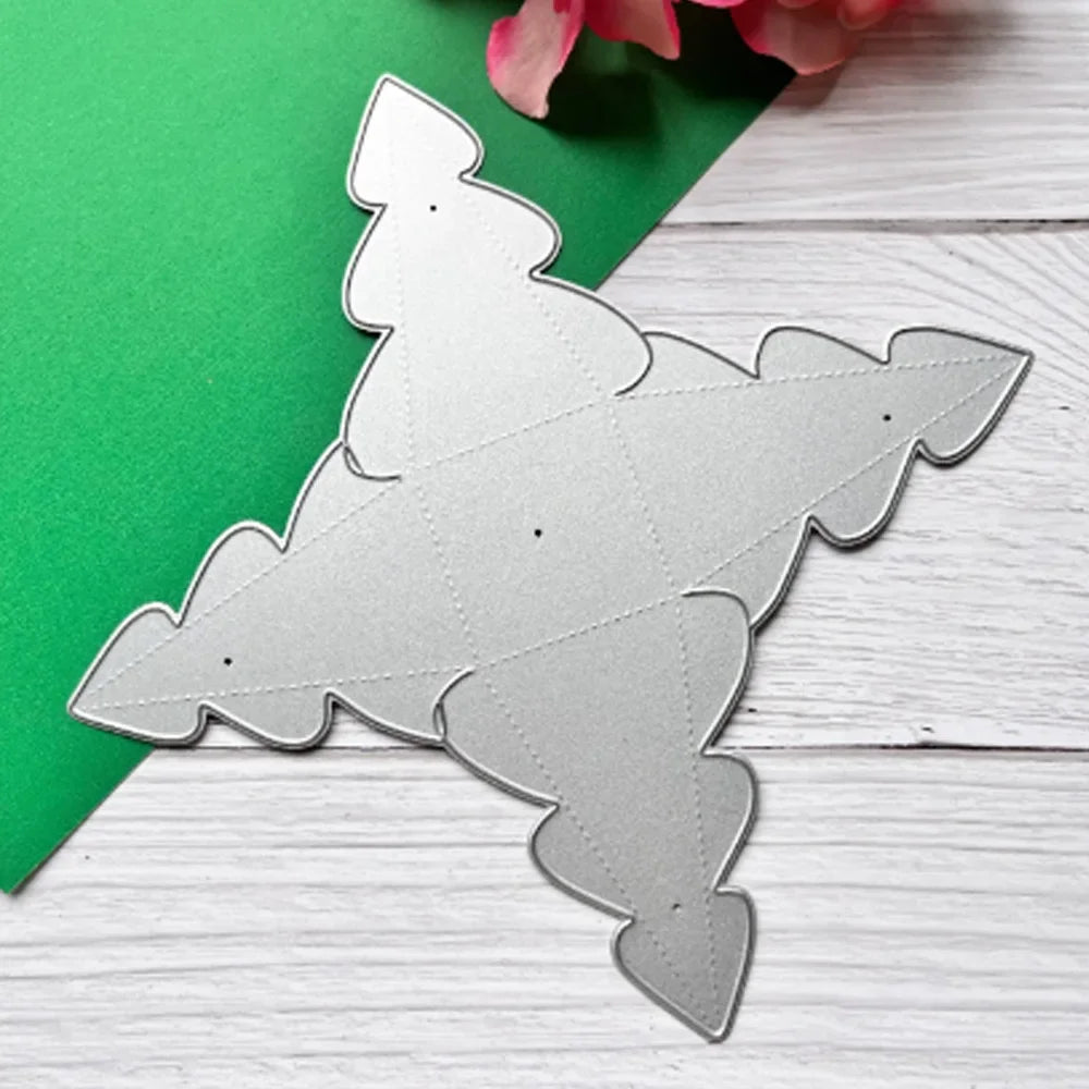 Christmas Wedding Gift Box Scrapbooking Metal Cutting Dies Clear Stamps Decoration DIY Embossed Album Card Decoration