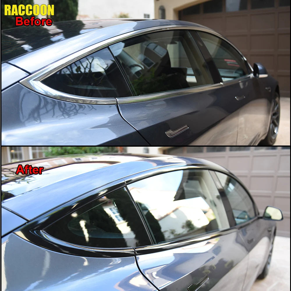 Glossy Black Vinyl Wrap Film for Car Exterior Parts