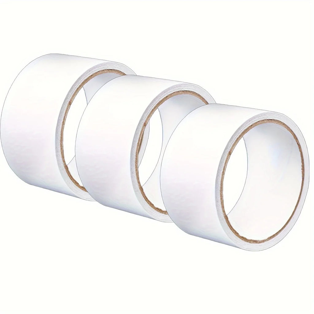 Heavy Duty White Duct Tape, 2 Inches X 30 Yards, 8.27 Mil Thickness, Strong, Flexible, No Residue, for Repairs, Industrial