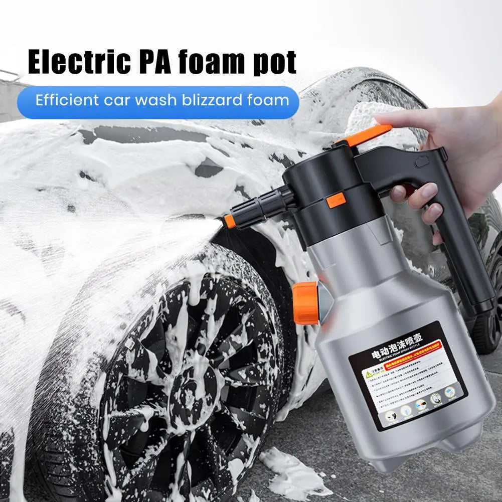 Car Wash Foam Sprayer High Pressure Electric Car Foam Sprayer Automatic Soap Dispenser for Exterior Washing Fine for Efficient