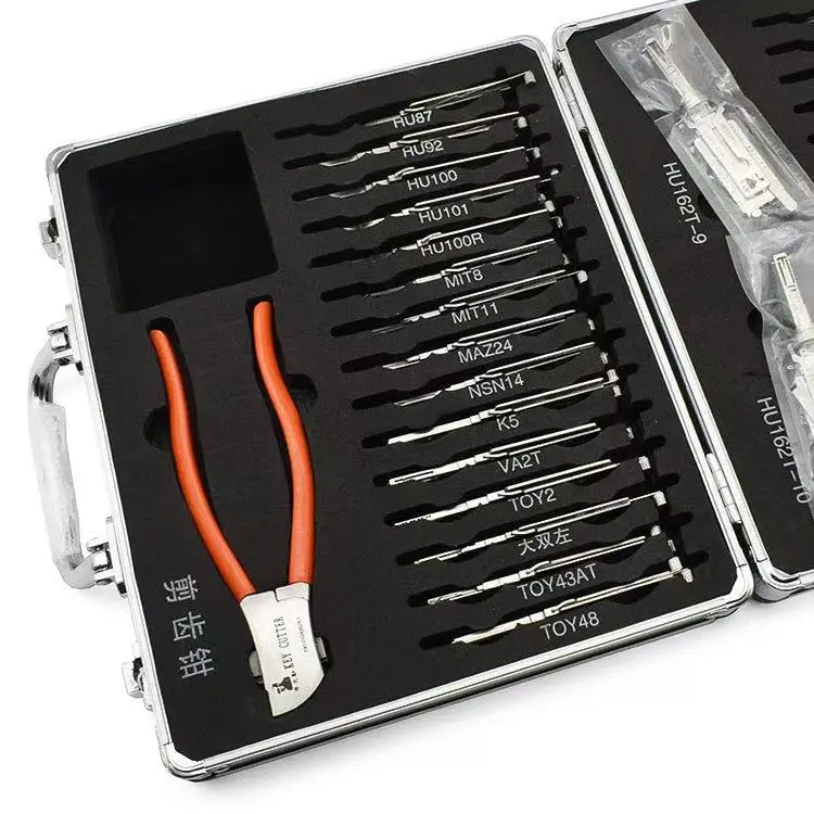 Lishi 32-Piece 2-in-1 Car Door Lock Pick & Decoder Tool Kit - image 4