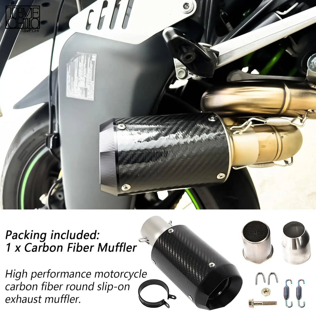 Carbon Fiber Exhaust Muffler for Kawasaki Z900 & GSX-R750 - image 7