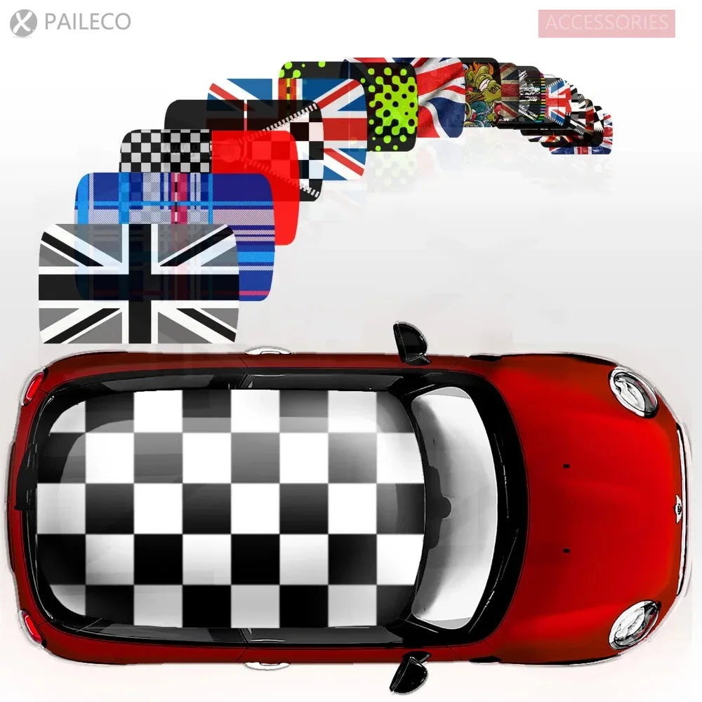 Roof Graphic Vinyl Wrap for Mini Cooper R50 R53 R55 R56 R60 F55 F56