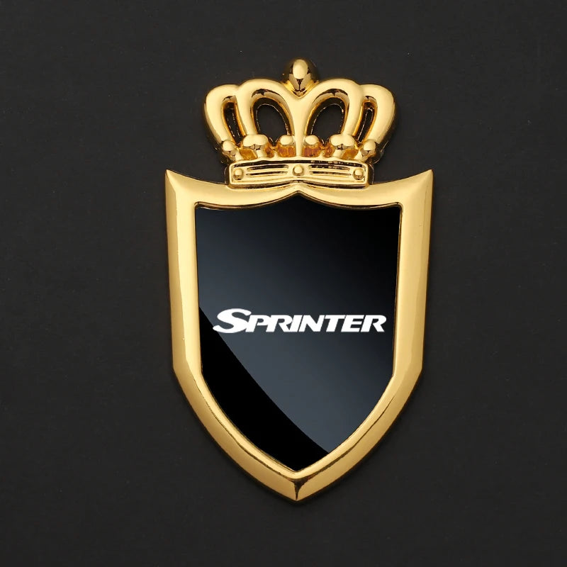 New body metal stickers window decals logo badge stickers for Mercedes Benz SPRINTER Car Accessories