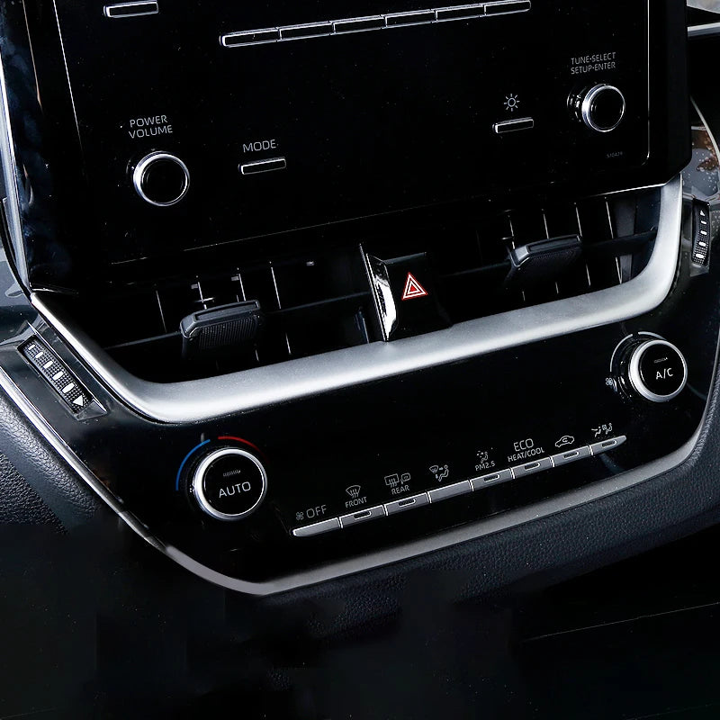 Toyota Corolla E210 Navigation Trim Cover - Carbon Fiber - image 6
