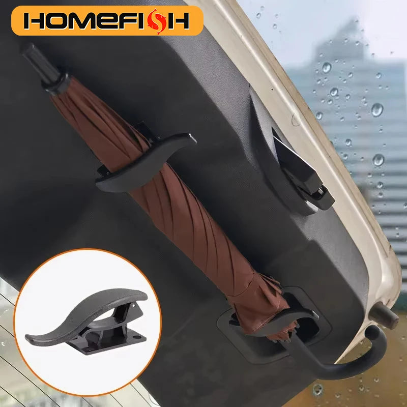 Multi-purpose Trunk Umbrella Mount Holder Car Umbrella Storage Organizer Holders Universal Car Accessory 2Pcs Car Seat Back Hoo
