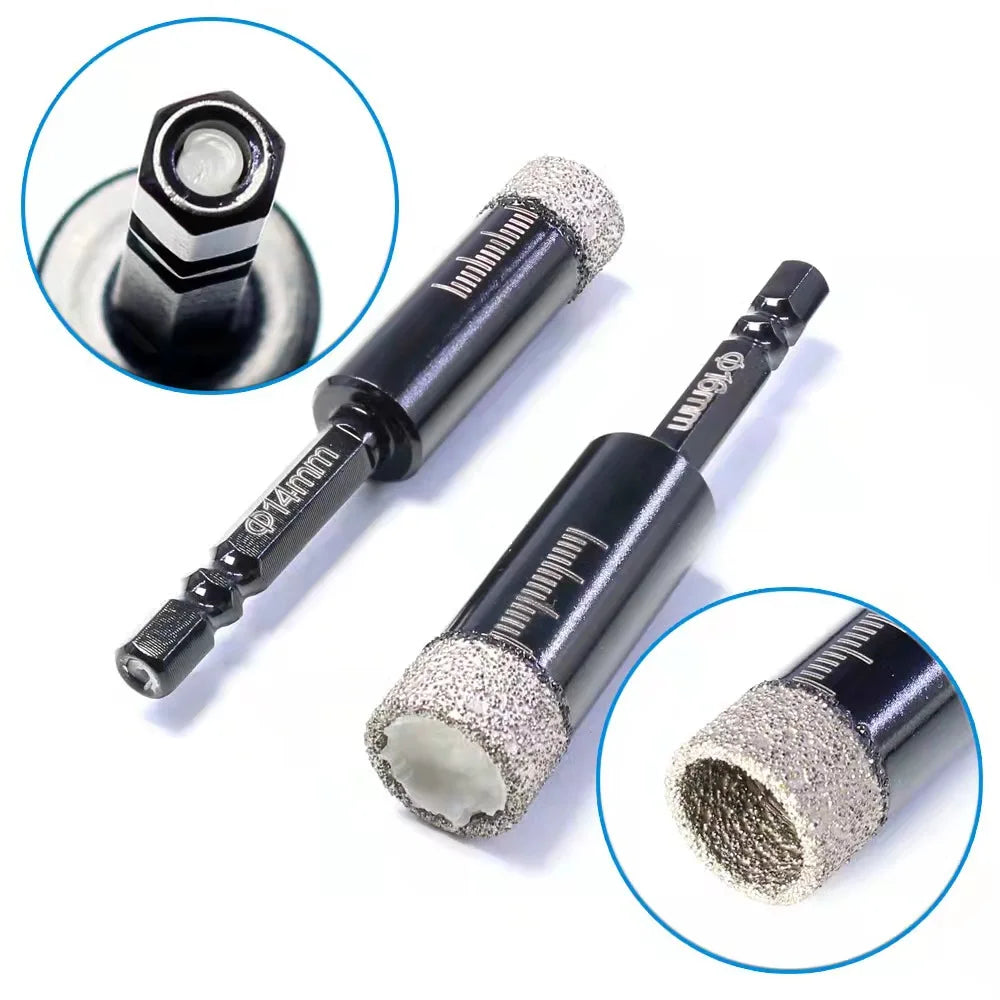 Diamond Drill Bit 5-16mm Hex Shank for Tile, Marble, Granite - image 14