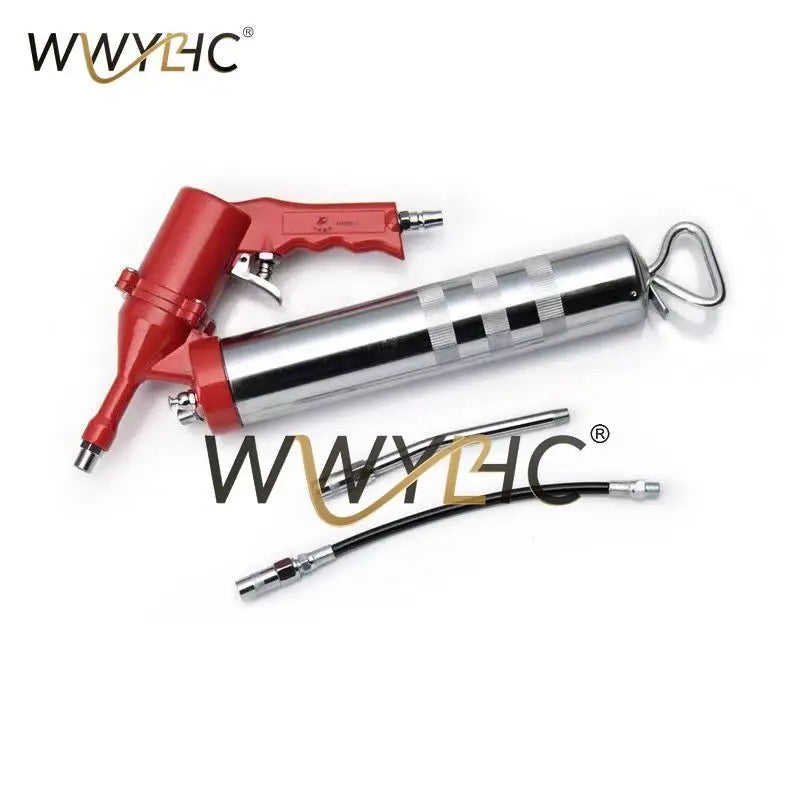 400CC Pneumatic Grease Gun Portable Pneumatic Compressor Pump Grease Gun for Lubricating Various Cars, Excavators, and Ships