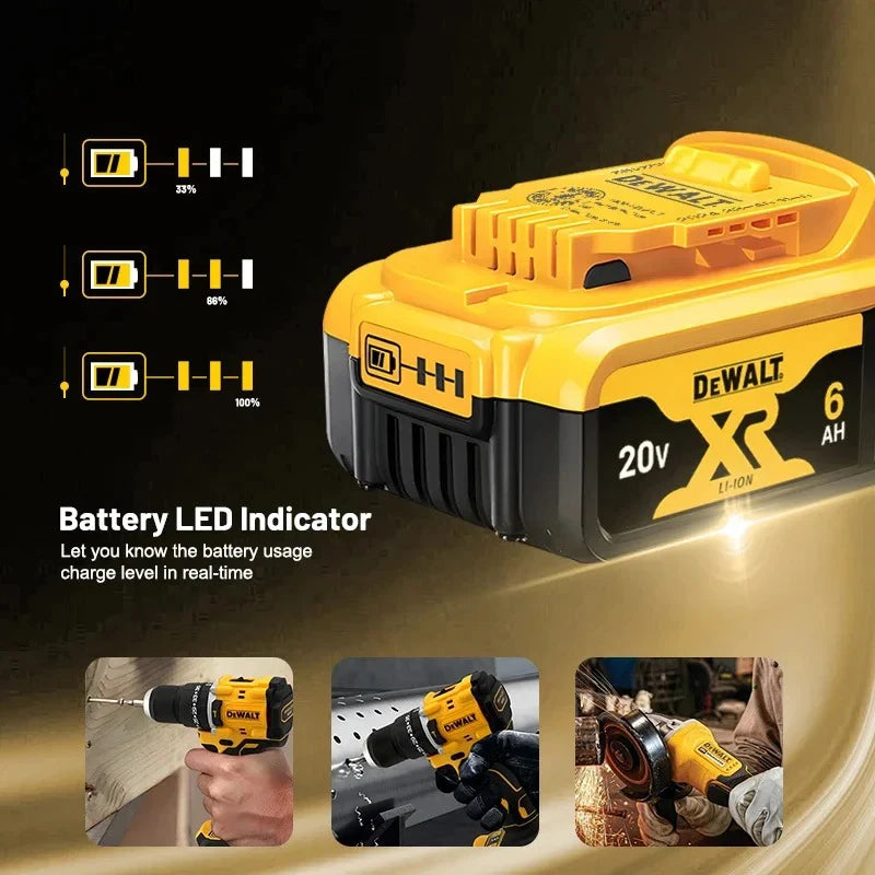 Replacement for DEWALT 20V 6Ah Lithium Battery (DCB200) - image 13