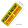Reflective Student Driver Magnet Sign, Please Be Patient